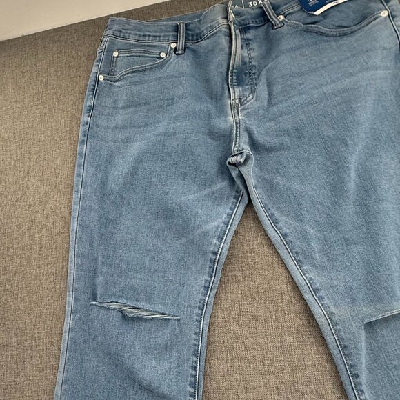 NEW! Mens Arizona Straight Jeans $50 Advance Flex‎ 360 Cotton Blend 36X30 - Picture 7 of 13